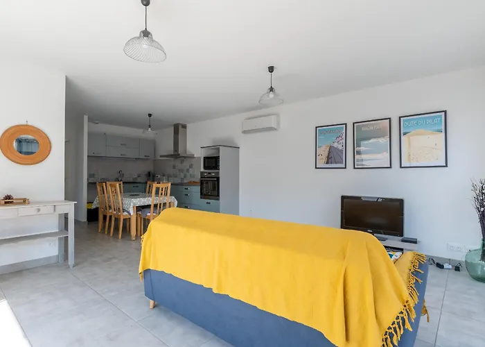 Maison Neuve Proche Océan à Mimizan, 4 Pers, Clim, Wifi, Jardinet, Pistes Cyclables, Ménage Inclus - Fr-1-50-91 Casa de Férias Mimizan-Plage