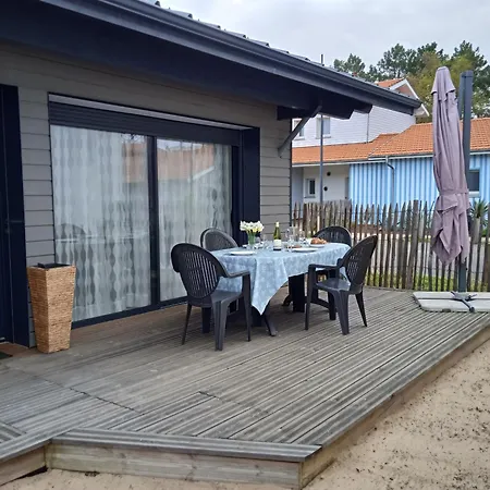 Maison Neuve Proche Ocean A Mimizan, 4 Pers, Clim, Wifi, Jardinet, Pistes Cyclables, Menage Inclus - Fr-1-50-91 Holiday home *