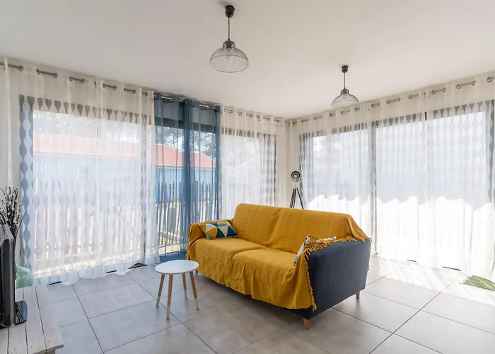 Maison Neuve Proche Ocean A Mimizan, 4 Pers, Clim, Wifi, Jardinet, Pistes Cyclables, Menage Inclus - Fr-1-50-91 *